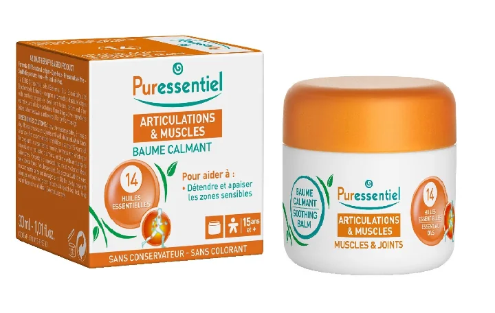 Muscle & Joints - Unguent Bio antireumatic cu 14 uleiuri esențiale, 30ml, Puressentiel