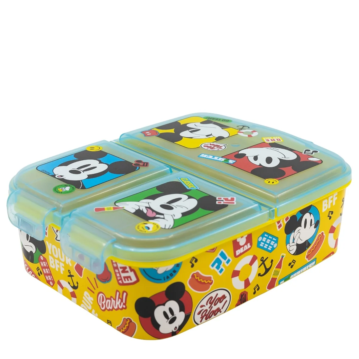 Cutie compartimentata sandwich Mickey, 1 bucata, Kidscenter 