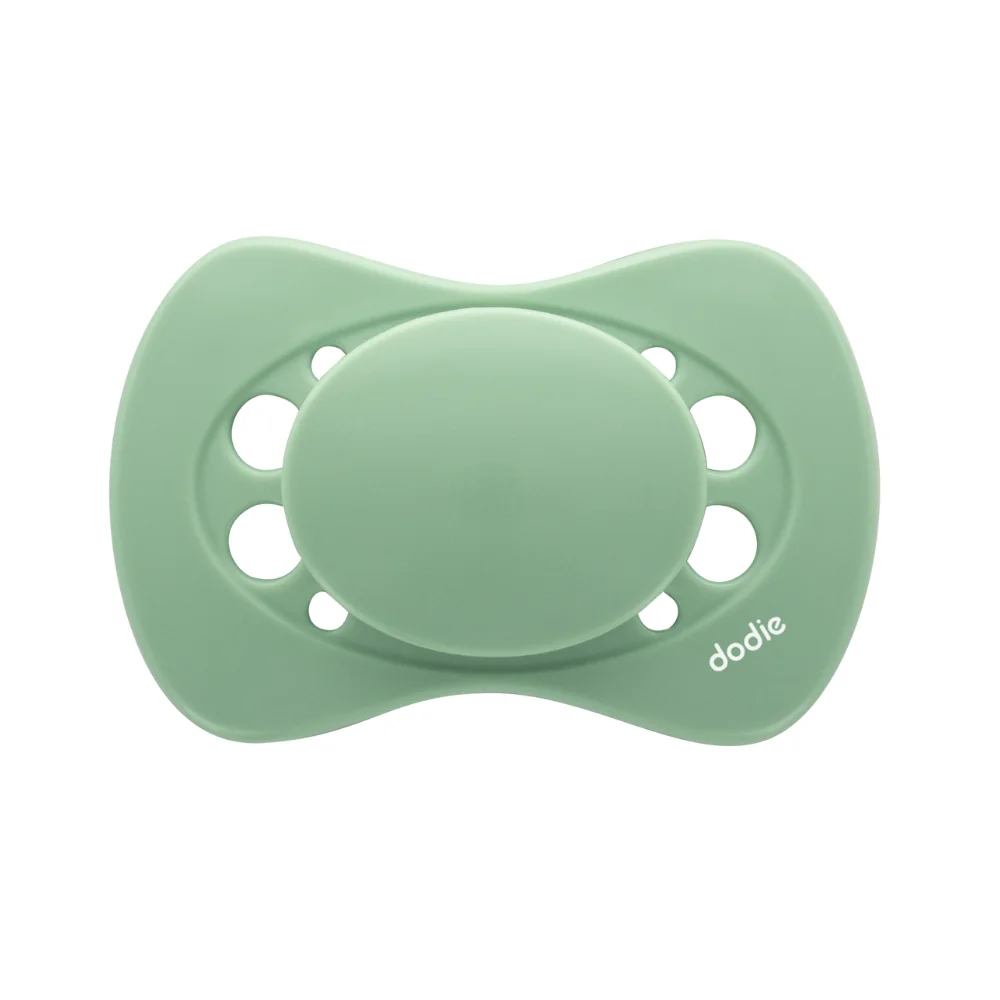 Set suzete bioplastic +6 luni Verde, 2 bucati, Dodie 