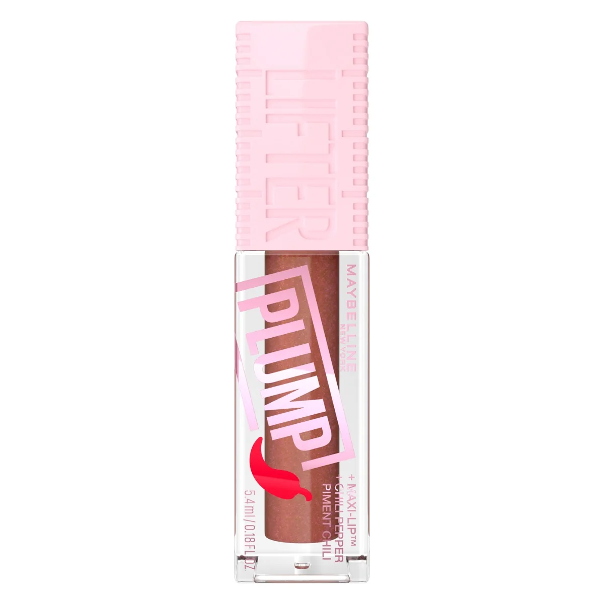 Luciu de buze cu efect de marire Lifter Plump 007 Cocoa Zing, 5.4ml, Maybelline 