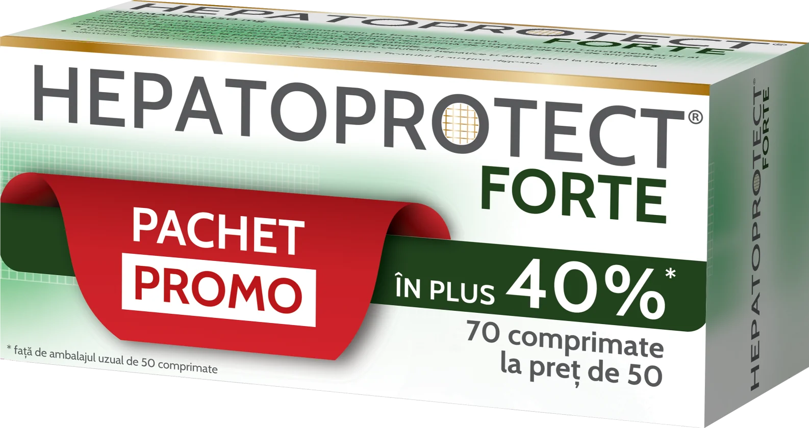 Hepatoprotect Forte Pachet Promo, 70 comprimate la pret de 50 comprimate, Biofarm