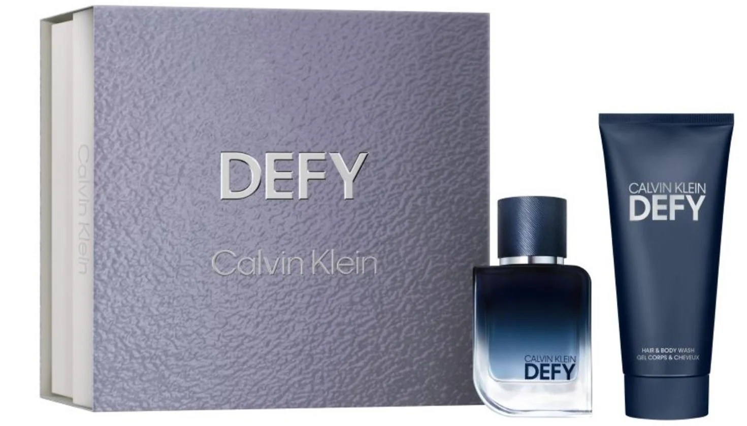 Set pentru barbati Defy Apa de parfum 50ml + Gel de dus 100ml, Calvin Klein 