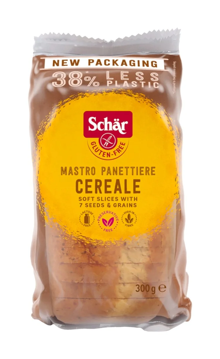 Paine cu cereale fara gluten Mastro Panettiere, 300g, Schar