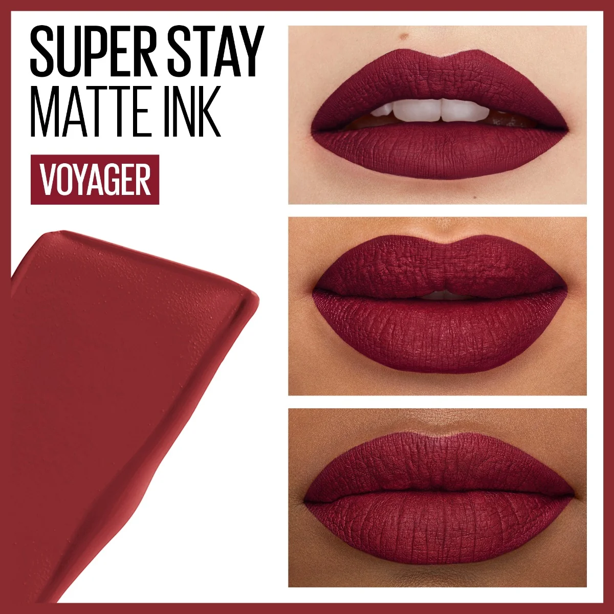 Ruj lichid mat Superstay Matte Ink 50 Voyager, 5ml, Maybelline 