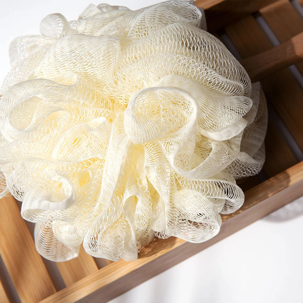 Burete ecologic tip loofah pentru dus cu maner lung, 1 bucata, So Eco 