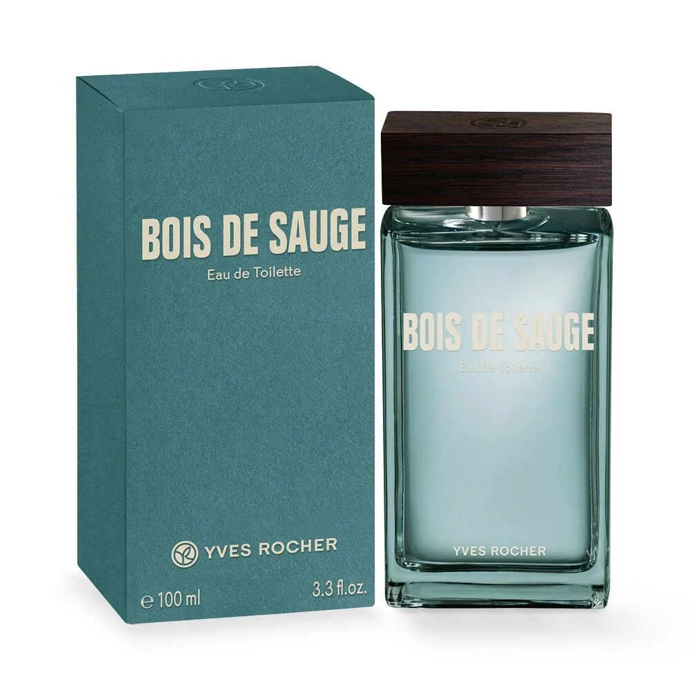 Apa de toaleta Bois de Sauge, 100ml, Yves Rocher