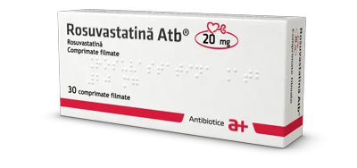 Rosuvastatina 20mg, 30 comprimate, Antibiotice 