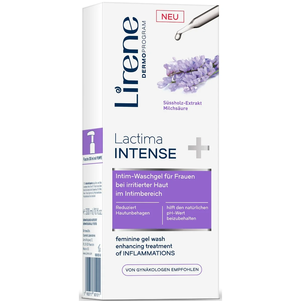 Gel intim Lactima Intense, 300ml, Lirene