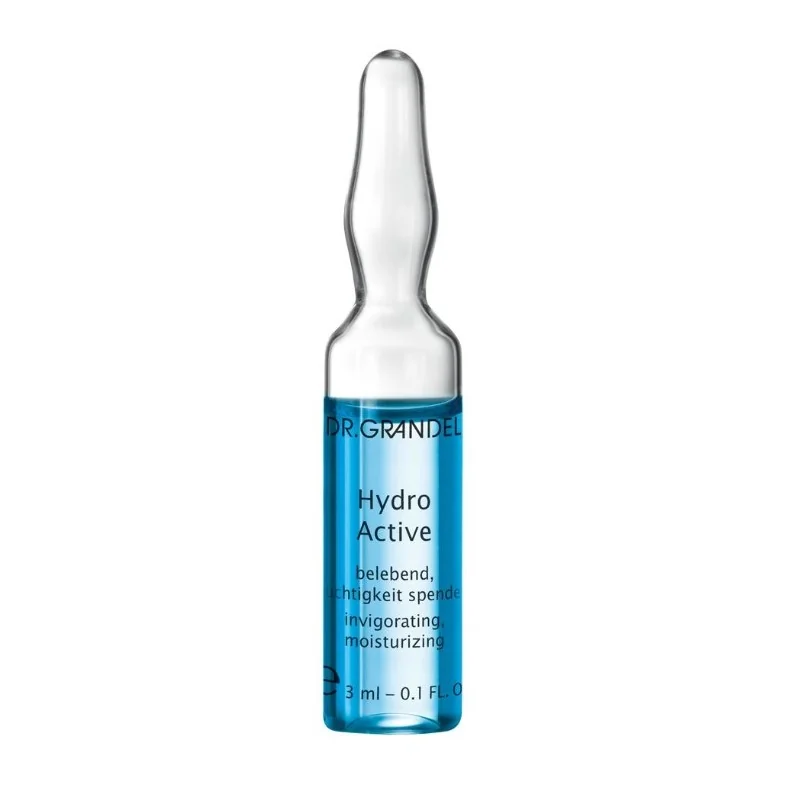 Fiola cu concentrat activ hidratant si revitalizant Hydro Active, 3ml, Dr. Grandel