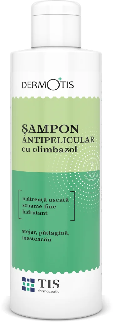 Sampon antipelicular cu climbazol, 120ml, Tis Farmaceutic