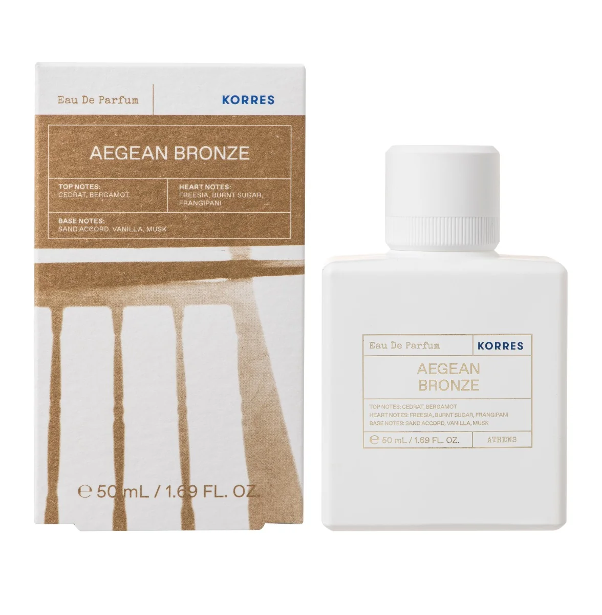 Apa de parfum Aegean Bronze, 50ml, Korres 