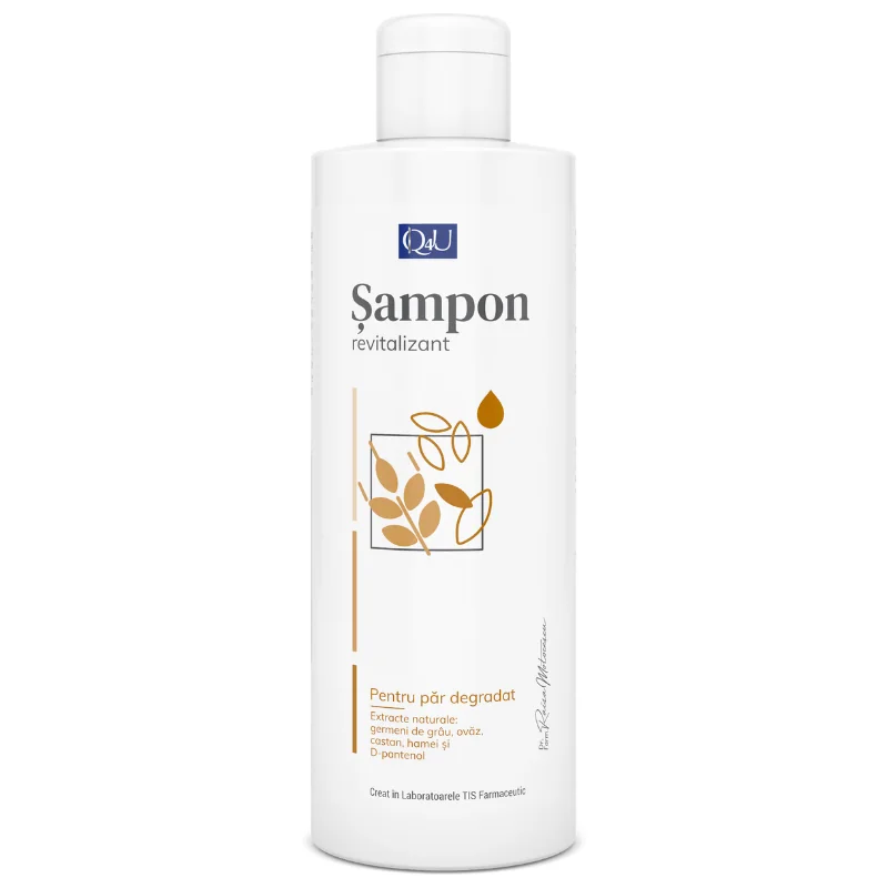 Sampon revitalizant Q4U, 200ml, Tis Farmaceutic