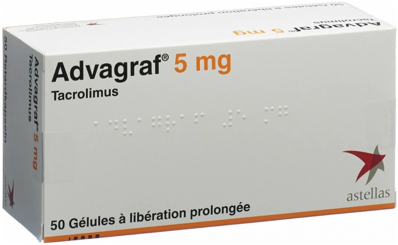 Advagraf 5mg, 50 capsule, Astellas