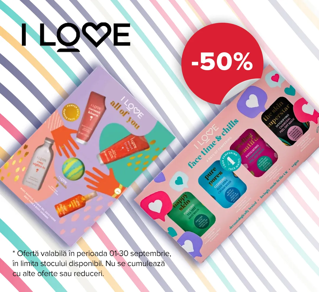 Ofertele lunii septembrie 2024 I Love Cosmetics