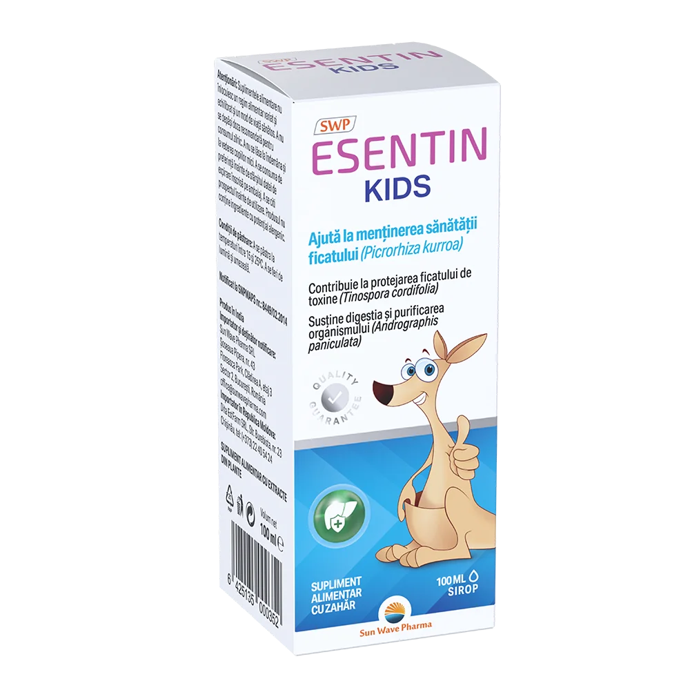 Sirop Esentin Kids, 100ml, Sun Wave Pharma