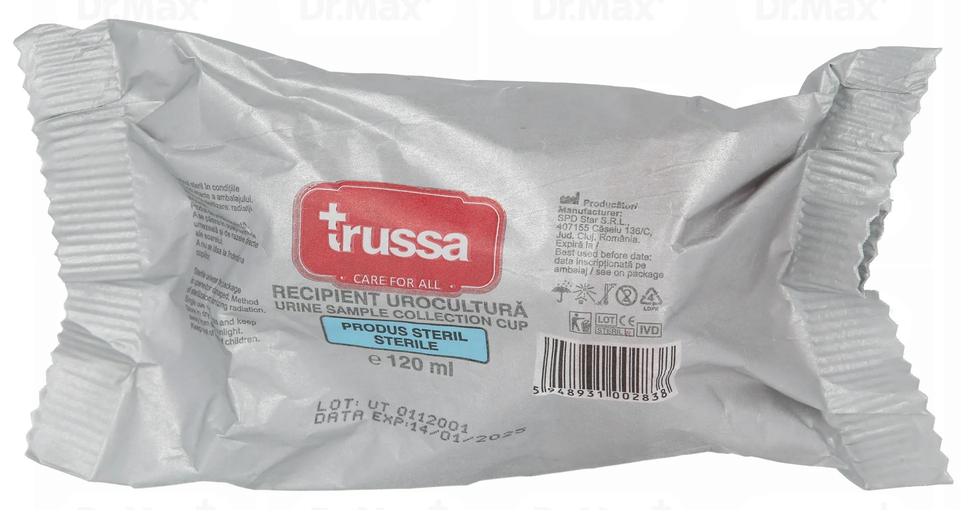 Recipient urocultura steril, 120 ml, Trussa