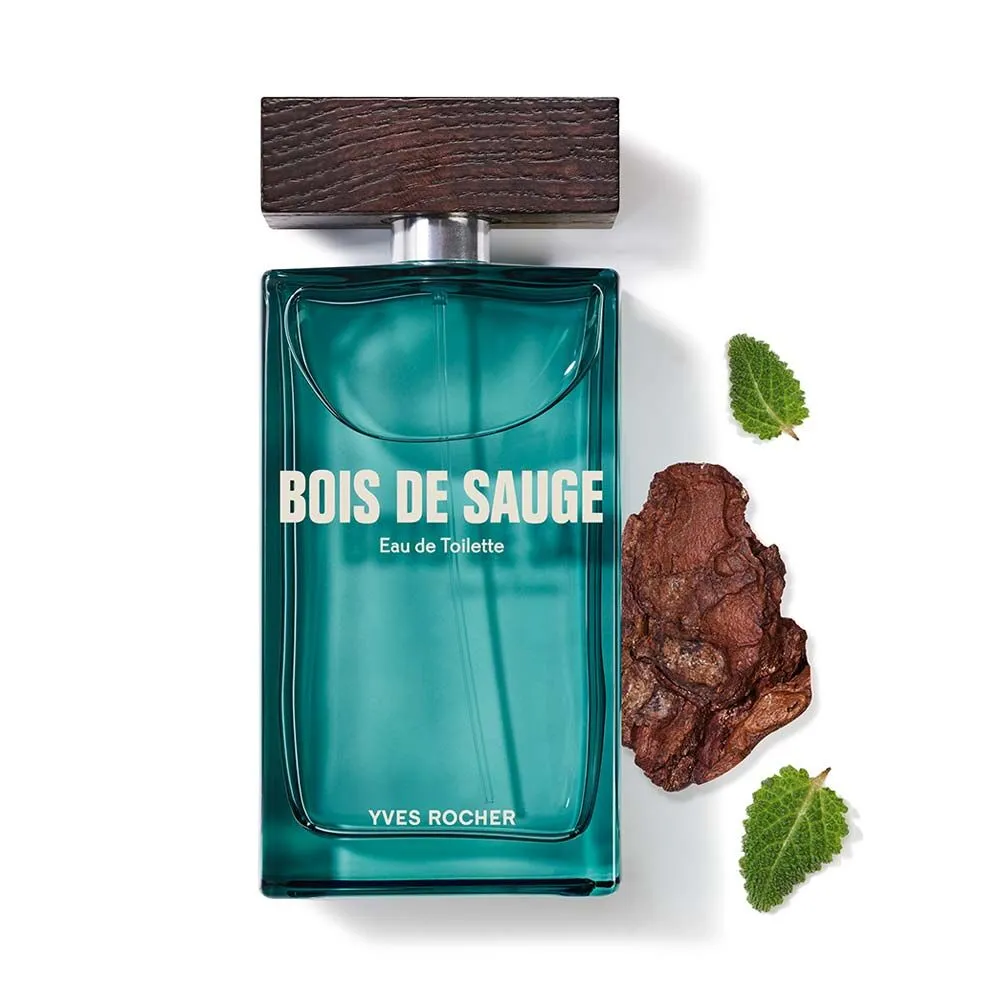 Apa de toaleta Bois de Sauge, 100ml, Yves Rocher 