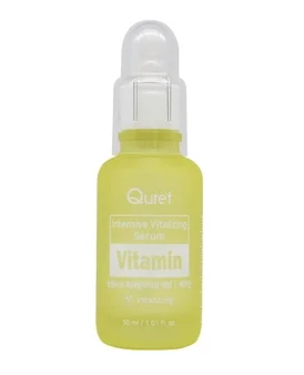 Ser vitalizant intensiv de fata cu vitamina C, 30ml, Quret