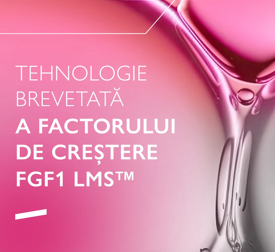 Tehnologie brevetata FGF1 LMS LIPO-SPHERE AGENITY transport transdermic Tehnologie brevetata FGF1 LMS LIPO-SPHERE AGENITY transport transdermic