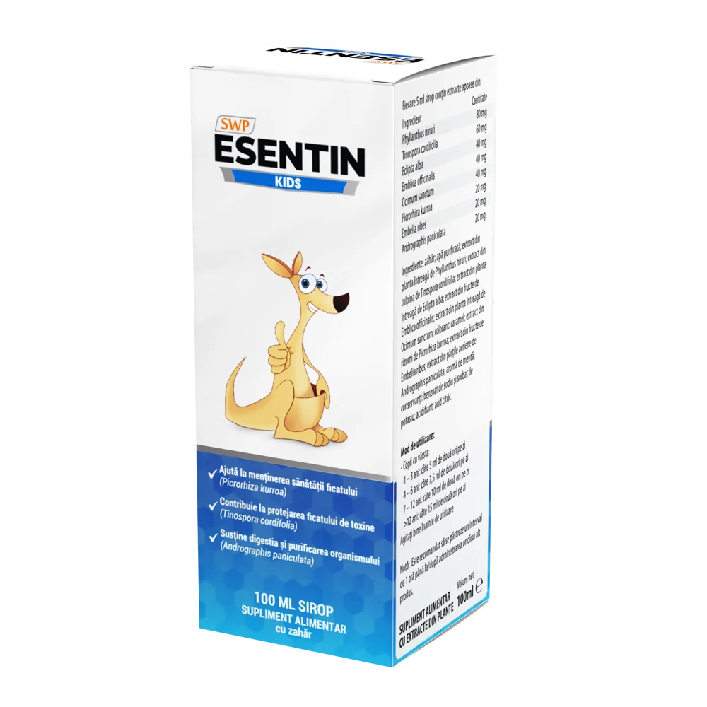 Sirop Esentin Kids, 100ml, Sun Wave Pharma