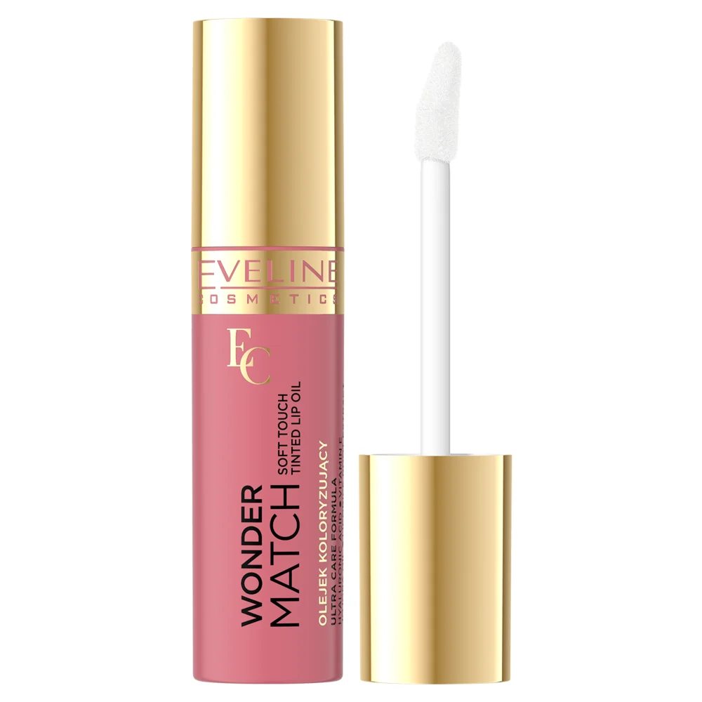 Ulei pentru buze Wonder Match Soft Touch Tinted No 03 Strawberry Ice Cream, 5ml, Eveline Cosmetics