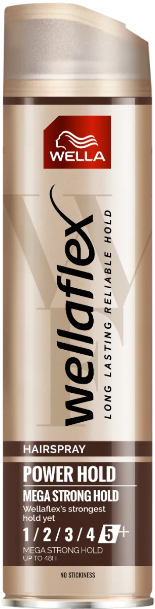 Fixativ cu grad de fixare 5 Mega Strong Hold  Wellaflex, 250ml, Wella