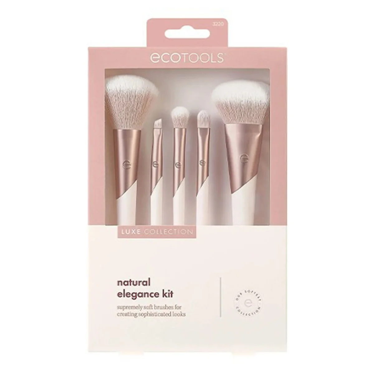 Set Pensule Natural Elegance, 5 bucati, EcoTools 