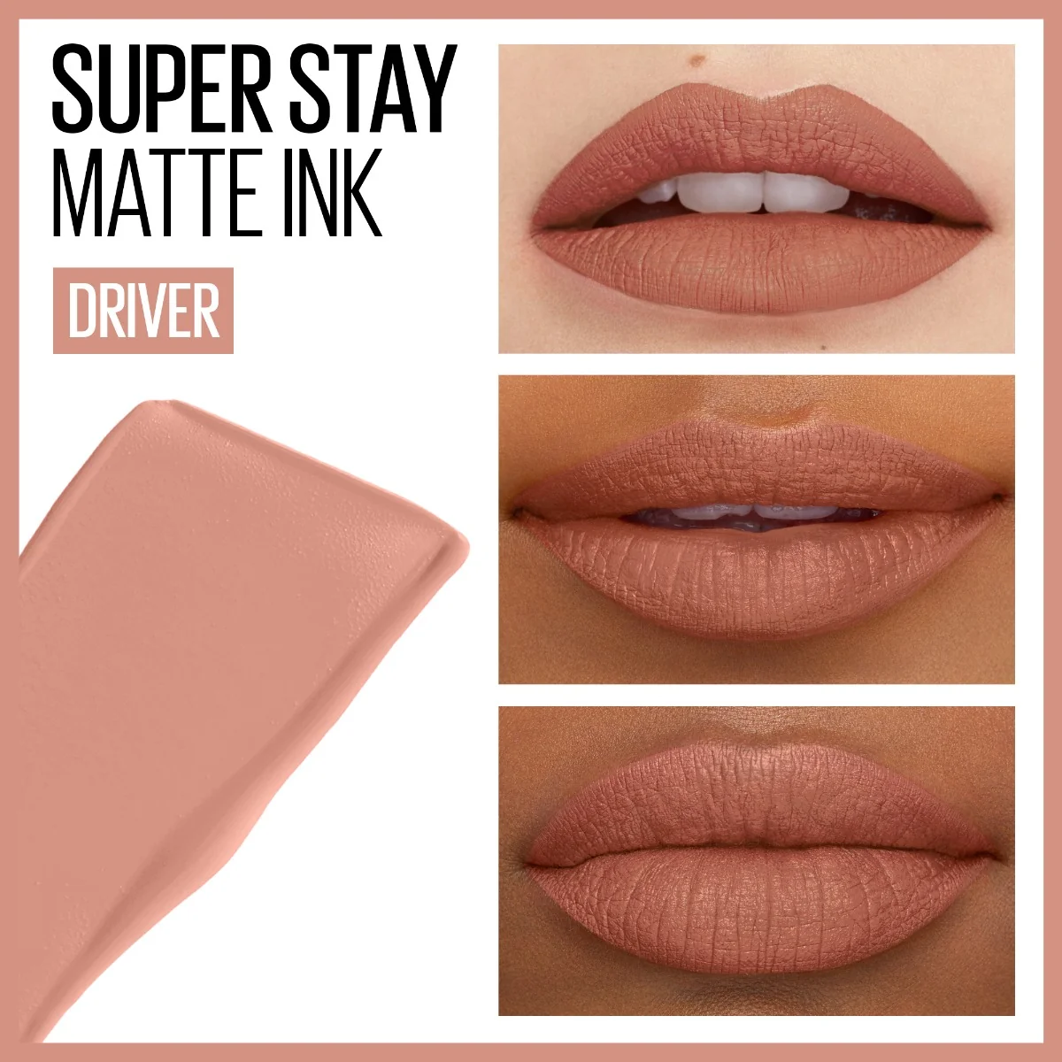 Ruj lichid mat Superstay Matte Ink 55 Driver, 5ml, Maybelline 