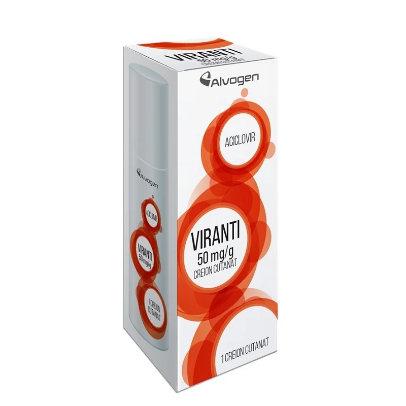 Viranti 50mg/g creion cutanat, Alvogen