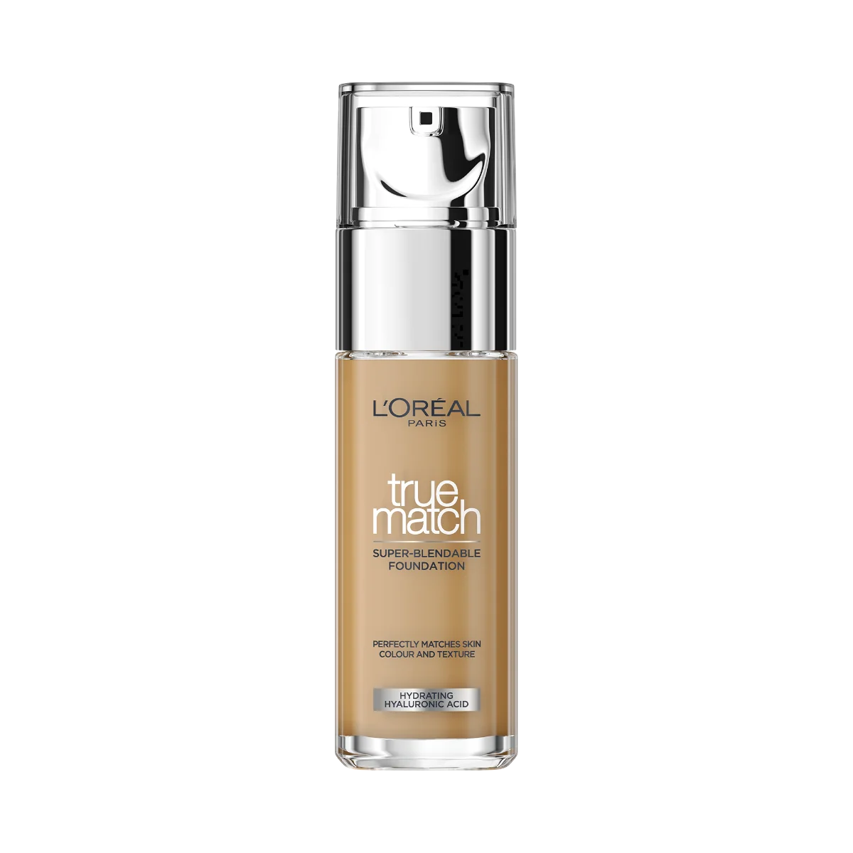 Fond de ten infuzat cu acid hialuronic True Match 6.5DW Caramel Golden Toffee, 30ml, L'Oreal Paris