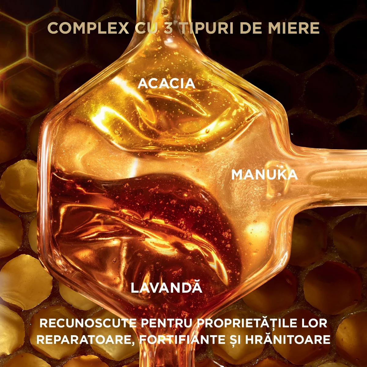 Masca pentru par deteriorat cu tendinta de rupere Honey Treasures, 340ml, Botanic Therapy 