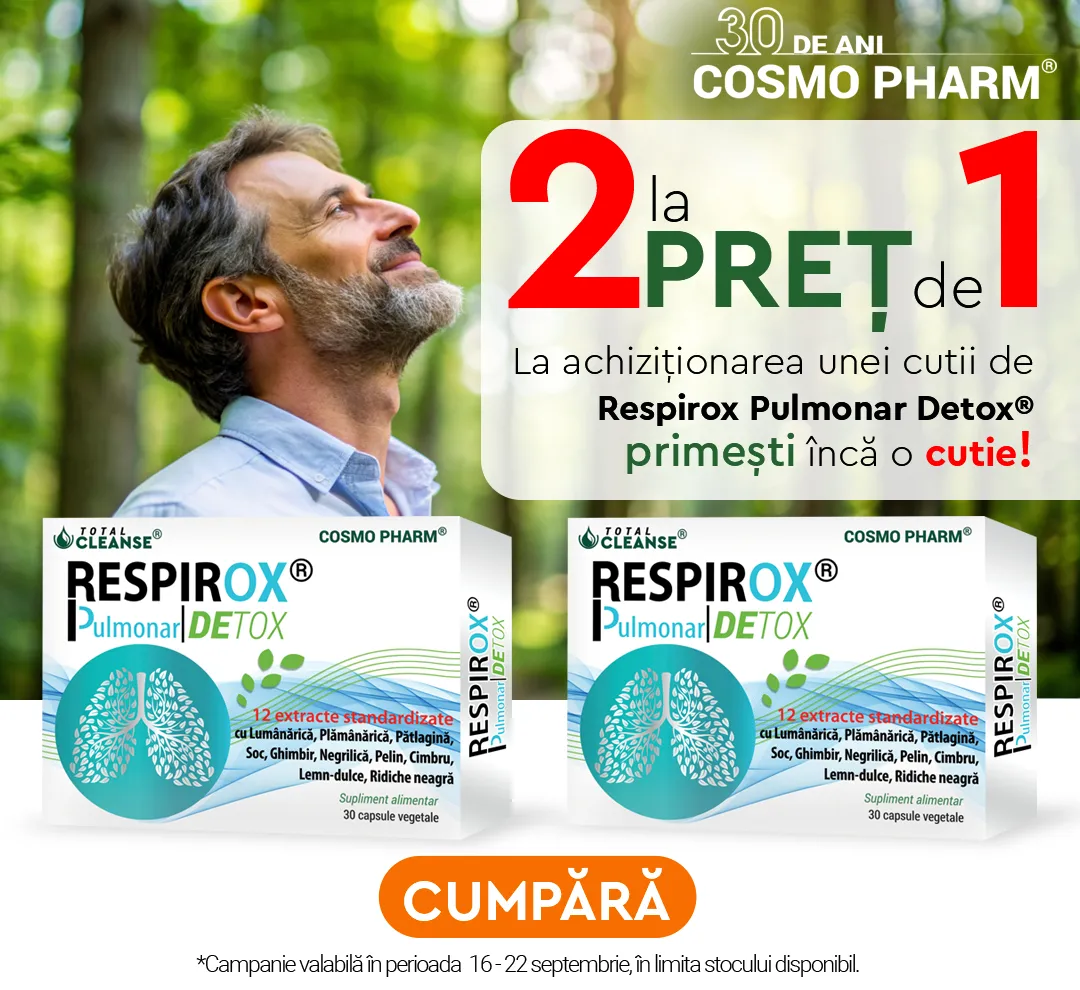 Max Deals Septembrie 2024 Cosmo Pharm Respirox