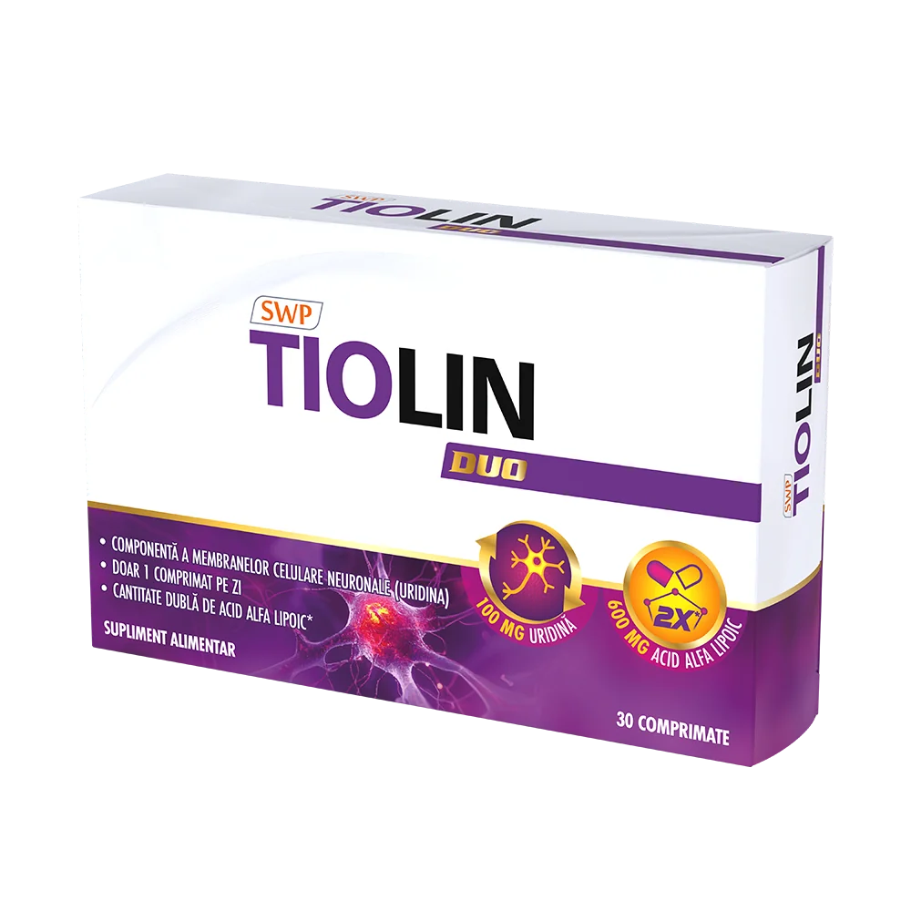 Tiolin Duo, 30 comprimate, Sun Wave Pharma 