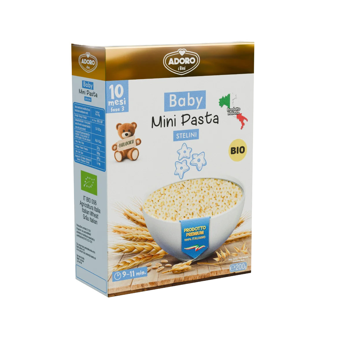 Paste Baby Steline 10 luni+, 200g, Adoro Bimbi 