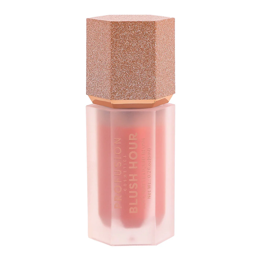 Blush lichid mat delicat Blush Hour Rose, 6ml, Profusion Cosmetics 