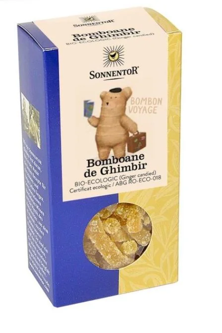 Bomboane Bio Ghimbir, 75g, Sonnentor