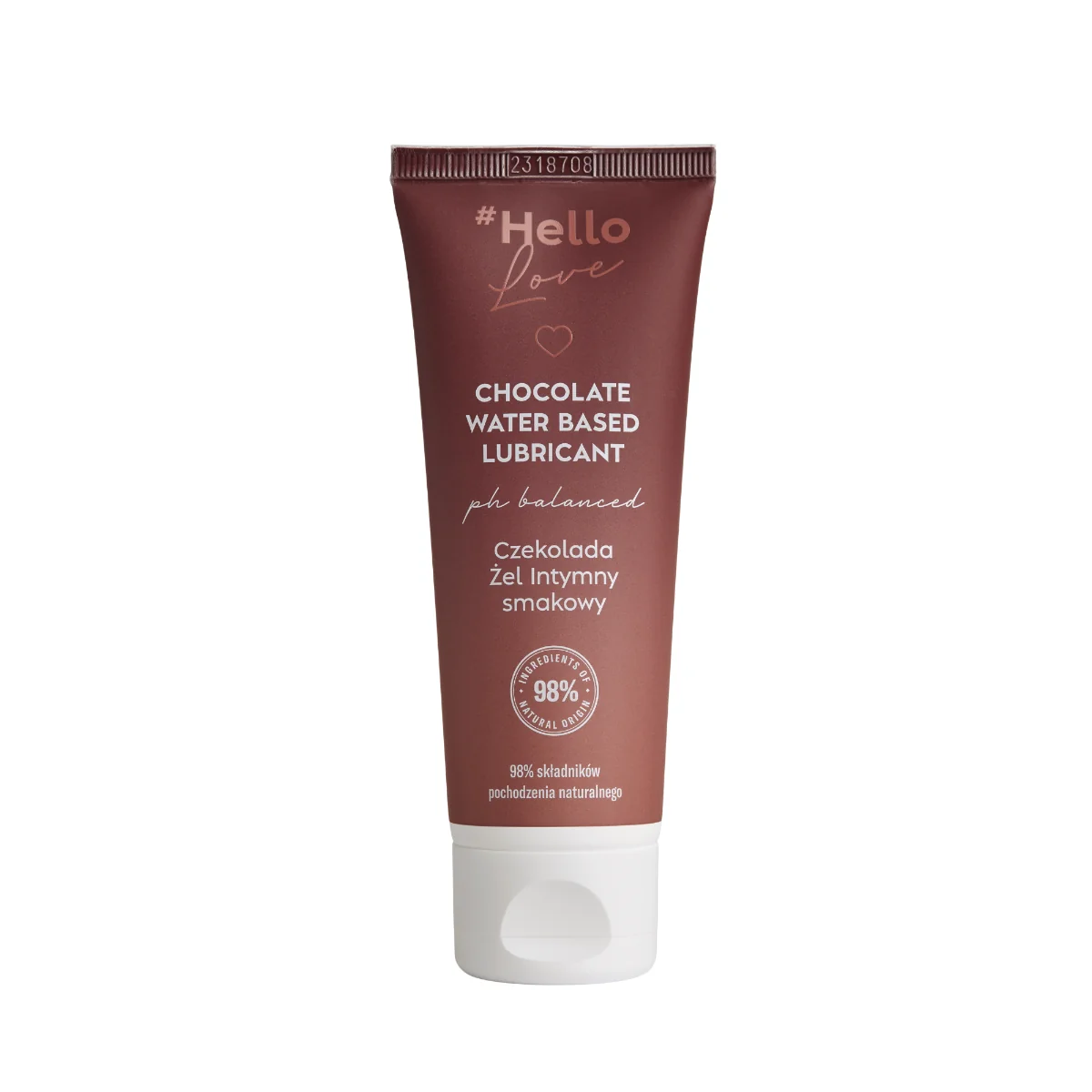 Lubrifiant pe baza de apa Chocolate Hello Love, 75ml, 4Organic