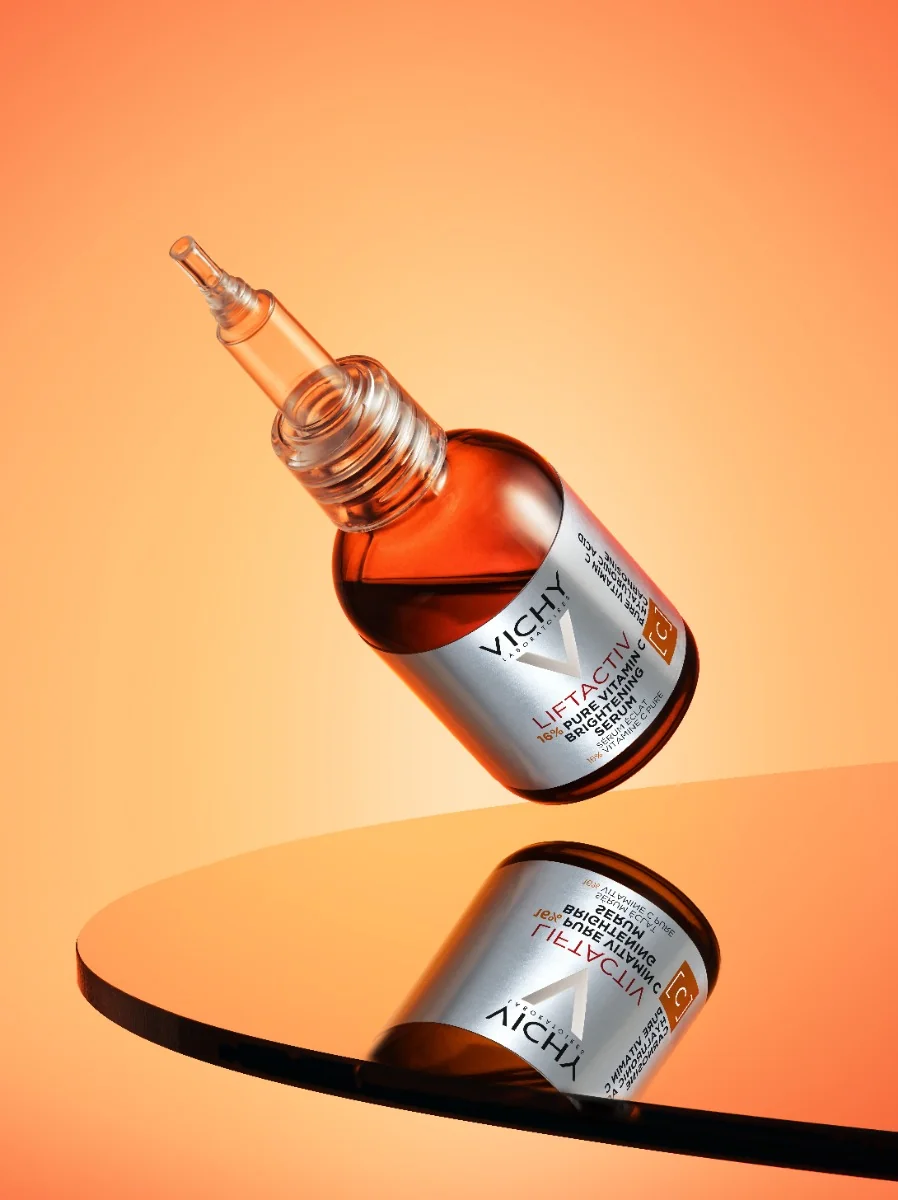 Serum cu 16% Vitamina C Pura cu efect de luminozitate Liftactiv Supreme, 20ml, Vichy 