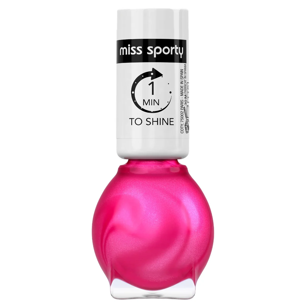 Lac de unghii 1 Minute To Shine 135, 7ml, Miss Sporty