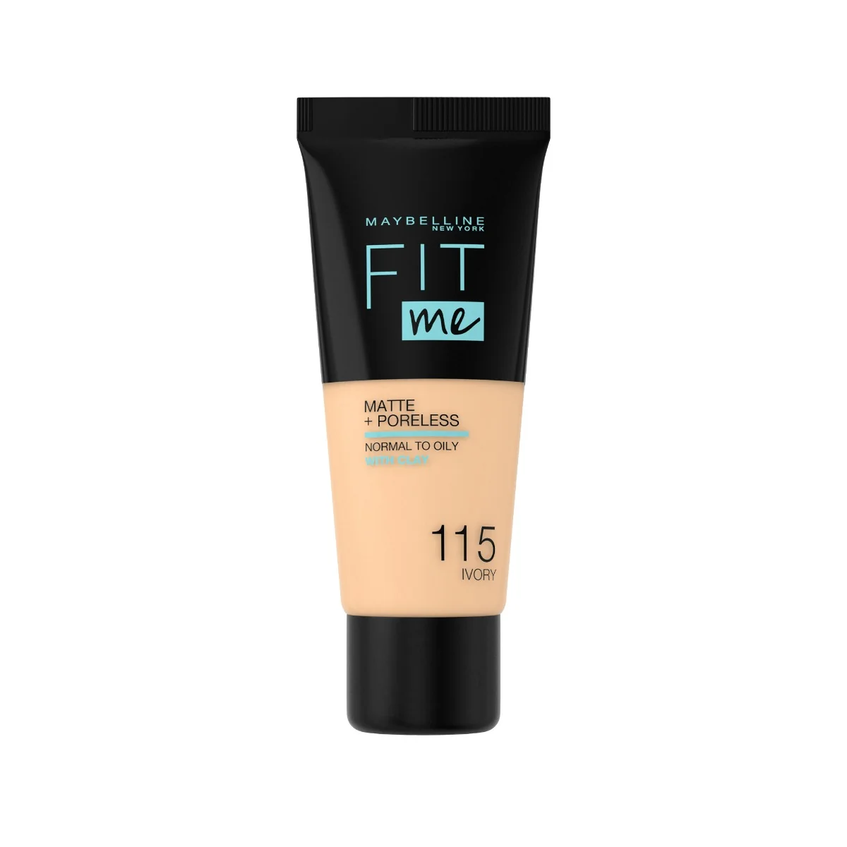 Fond de ten Matte & Poreless 115 Ivory Fit Me, 30ml, Maybelline