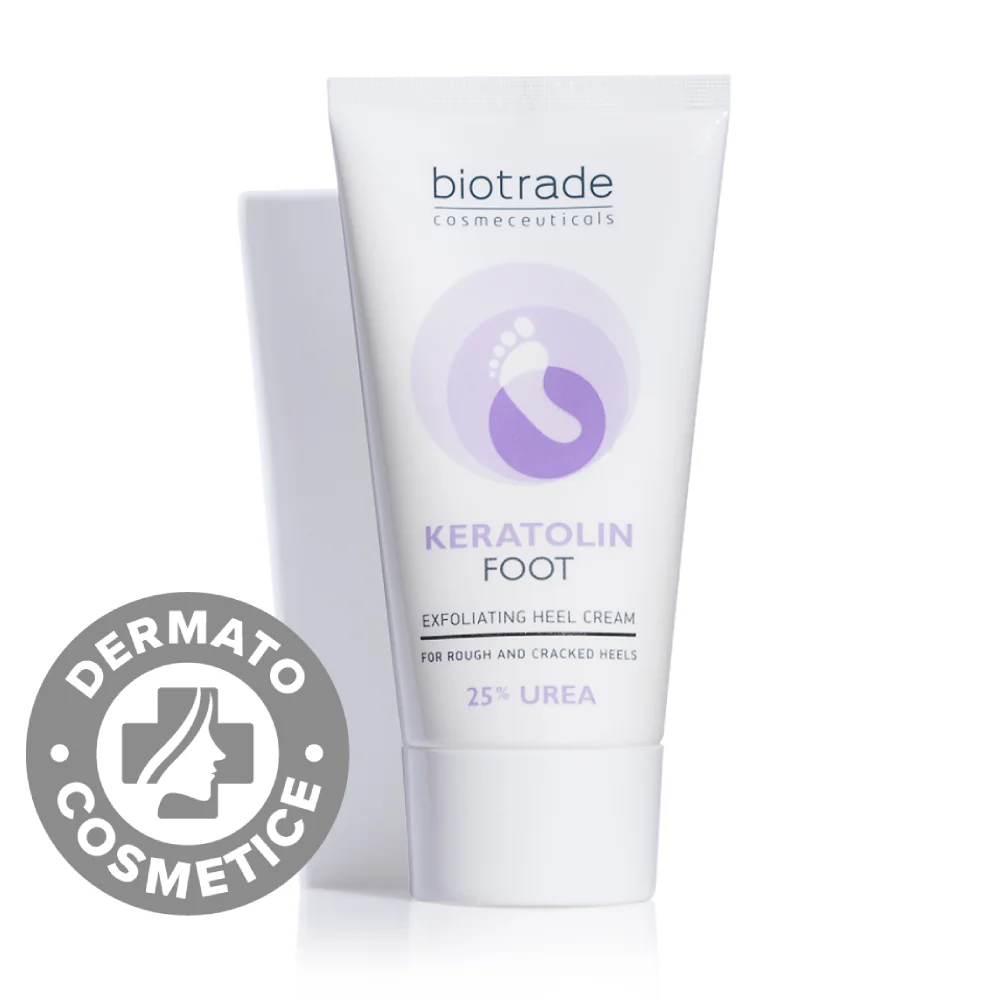 Crema hidratanta pentru picioare cu 25% uree Keratolin Foot, 50ml, Biotrade