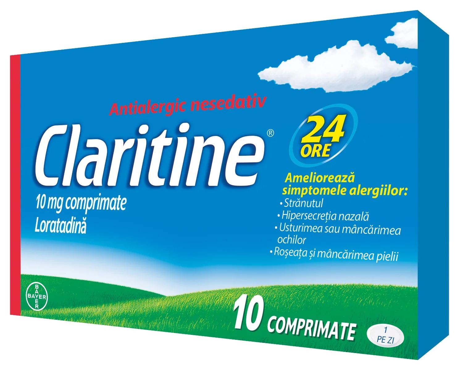 Claritine 10 mg, 10 comprimate, Bayer