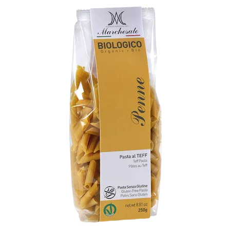 Penne din teff fara gluten Bio, 250g, Marchesato