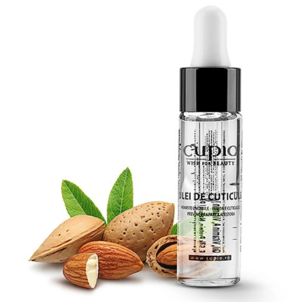 Ulei de cuticule cu pipeta Migdale, 15ml, Cupio