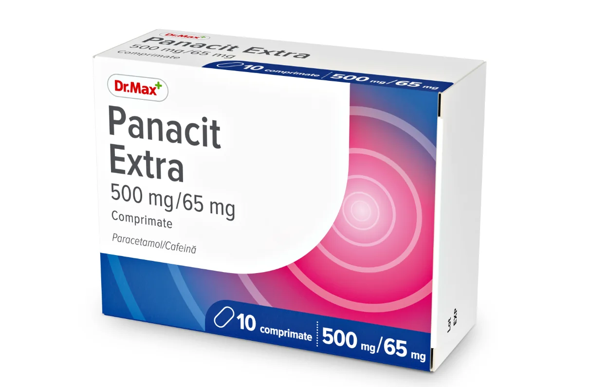 Dr.Max Panacit Extra 500mg/60mg, 10 comprimate