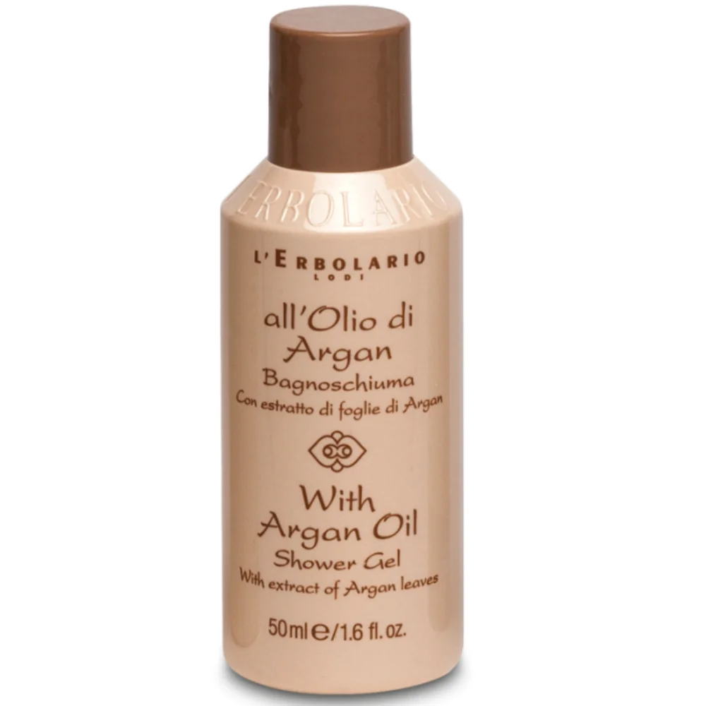 Gel de dus cu ulei de argan Mini, 50ml, L'Erbolario