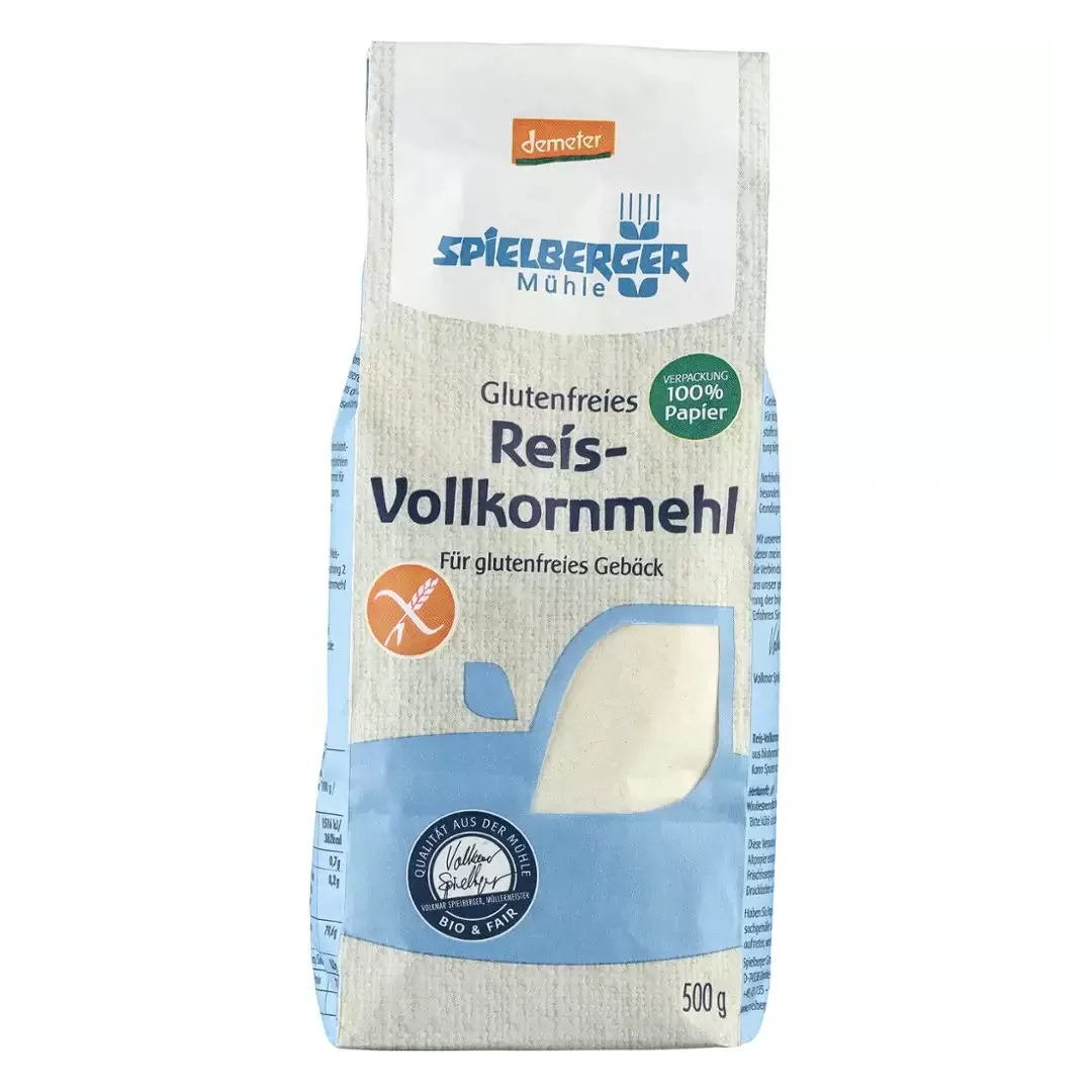 Faina integrala de orez Eco fara gluten Demeter, 500g, Spielberger