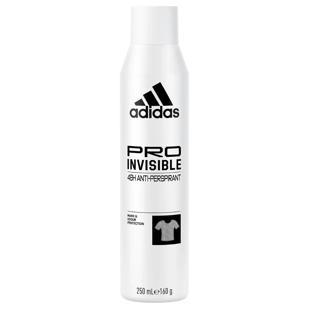 Deodorant spray antiperspirant Women Invisible, 250ml, Adidas