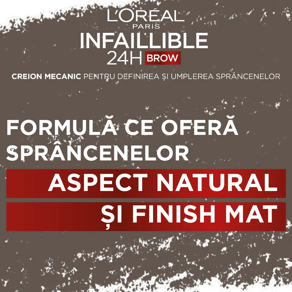 Creion de sprancene Infaillible Brows 245 Triangular 6.0 Dark Blonde, 1ml, L'Oreal Paris 