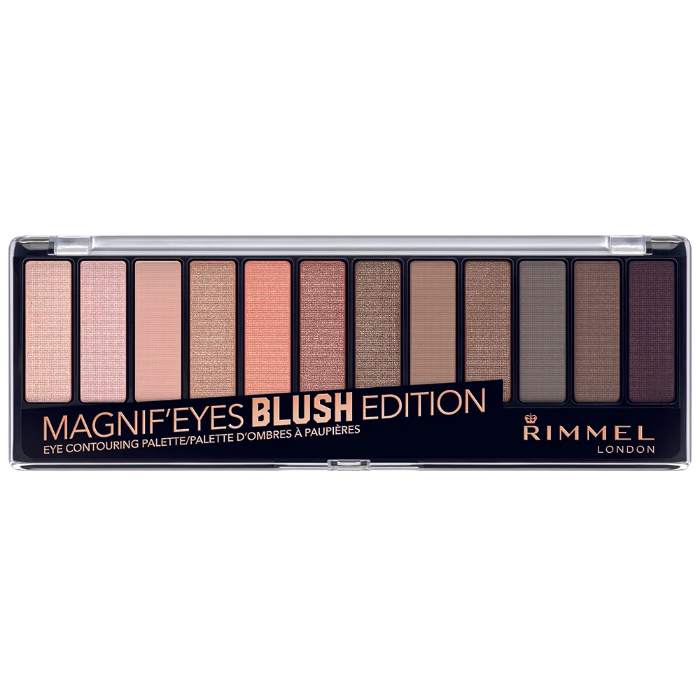 Paleta de farduri Magnif'Eyes 002 Blush Edition, 14.2g, Rimmel London